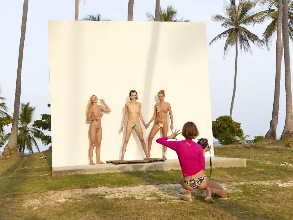 Alya shooting Coxy Flora and Thea #6