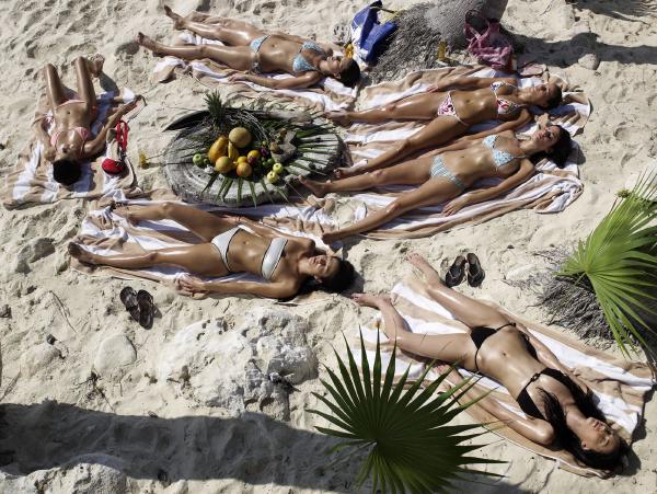 Anna S Brigi Melissa Muriel Suzie Suzie Carina picnic in Mexico part 1 #15