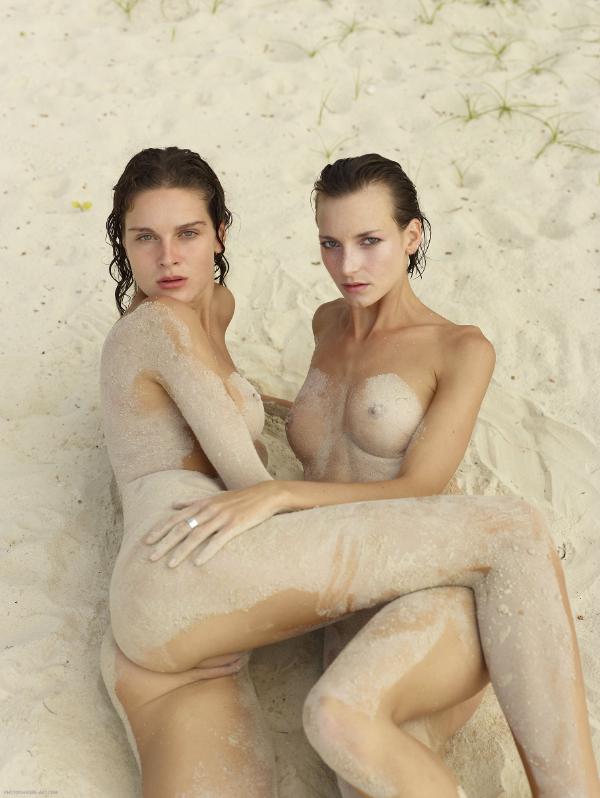 Flora and Zaika sandy seduction #17