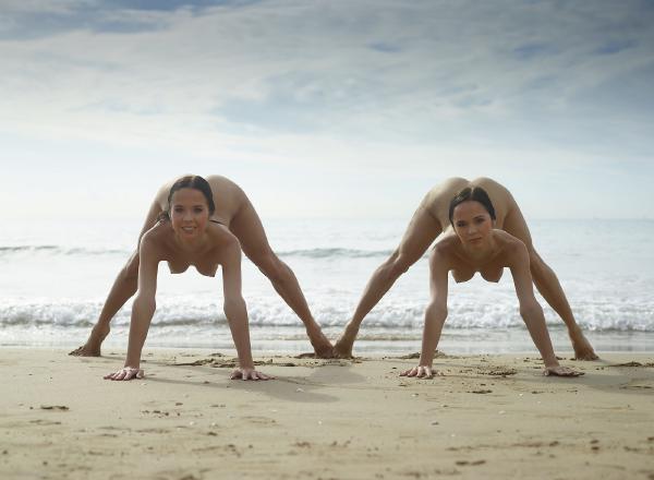 Julietta en Magdalena strandballet #11