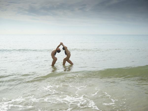 Julietta y Magdalena ballet en la playa #31