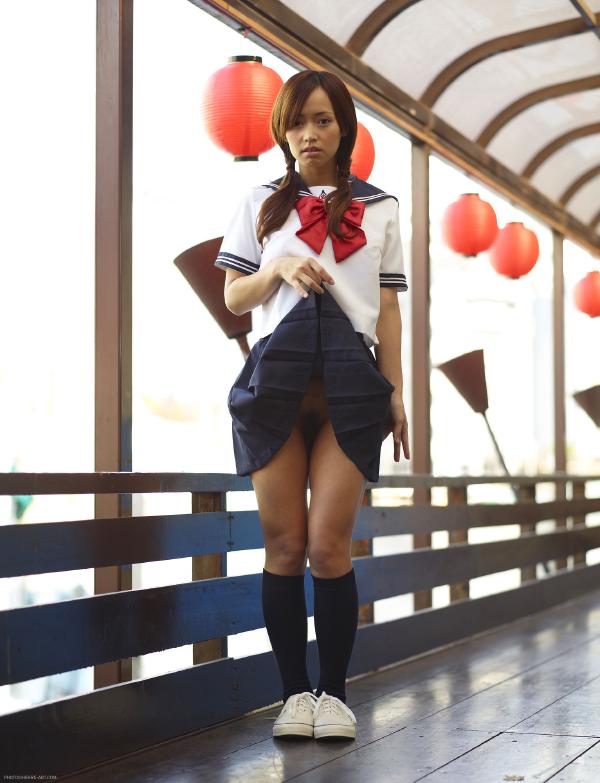 Mayuko japansk skoleuniform #30