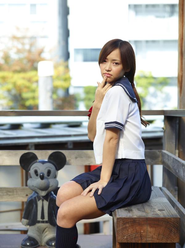 Mayuko Japans schooluniform #6