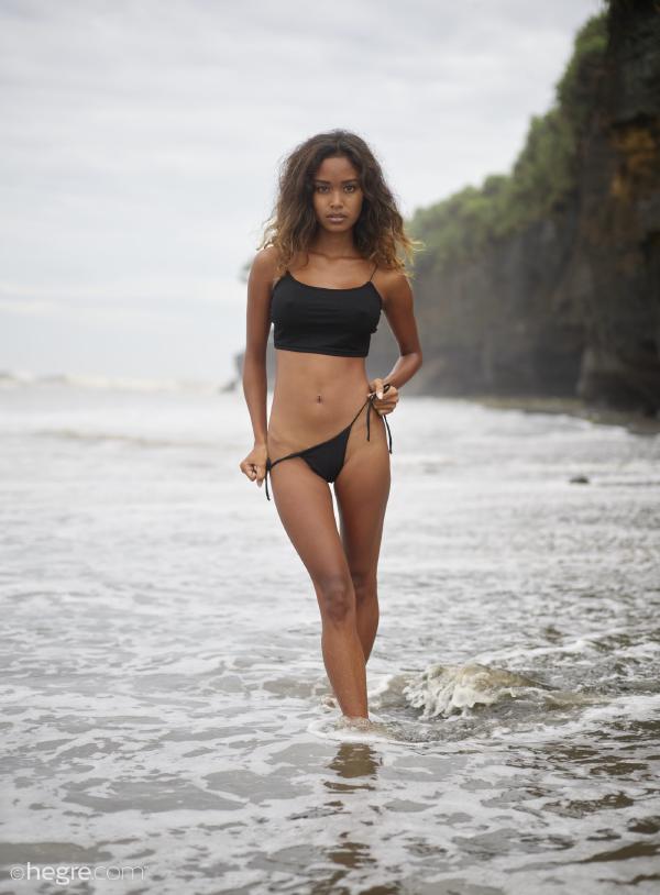 Putri Black beach Bali #1